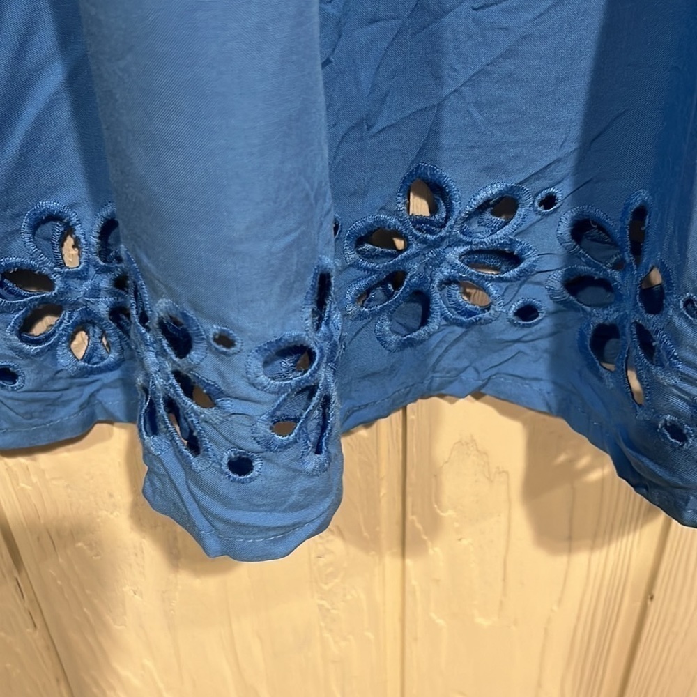 Mark Blue Off The Shoulder Dress XL Laser Cut - Picture 4 of 13